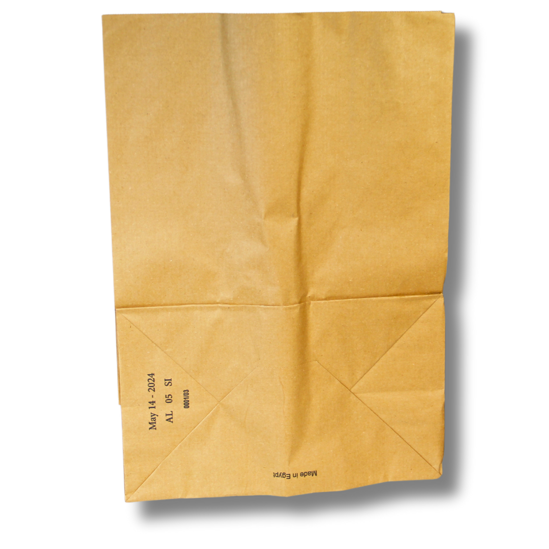 1/6 BBL Brown Kraft Bag – 90 GSM, 12.00 x 17.00 x 7.00 (400 Count)