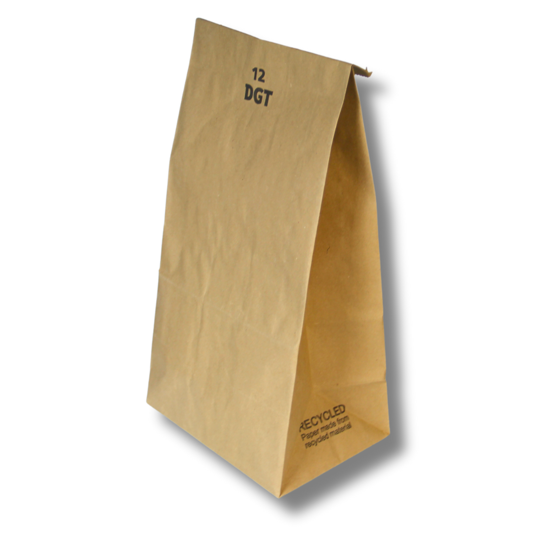 #12 Brown Paper Bag – 70 GSM, 13.75 x 7.06 x 4.50 (100 Count)