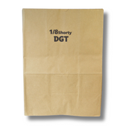 1/8 BBL Brown Kraft Paper Bags (100 ct)