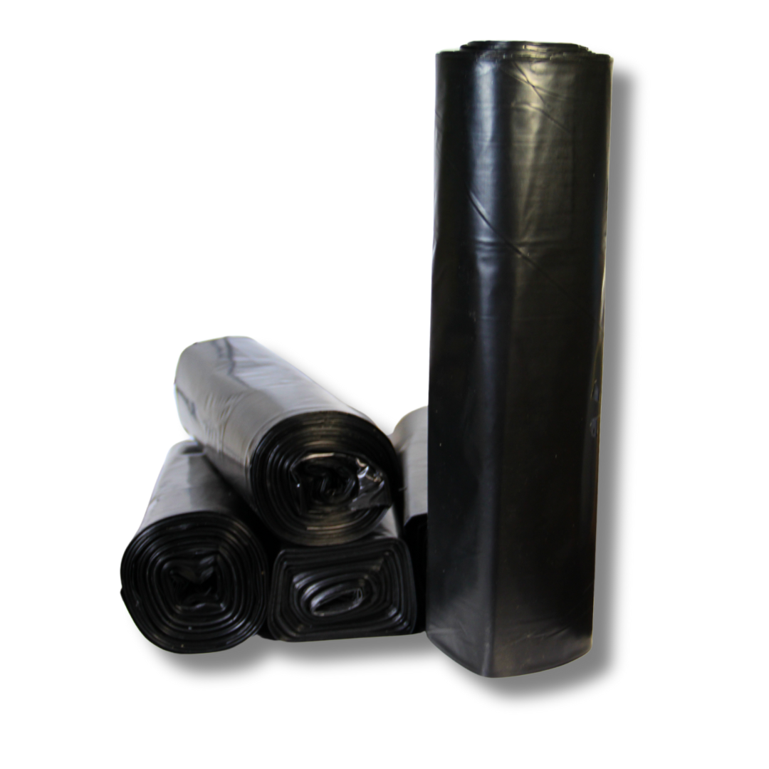 Trash Bag – Black, 55 Gallon, 36 x 58, No Handle/Ties (20 Count)
