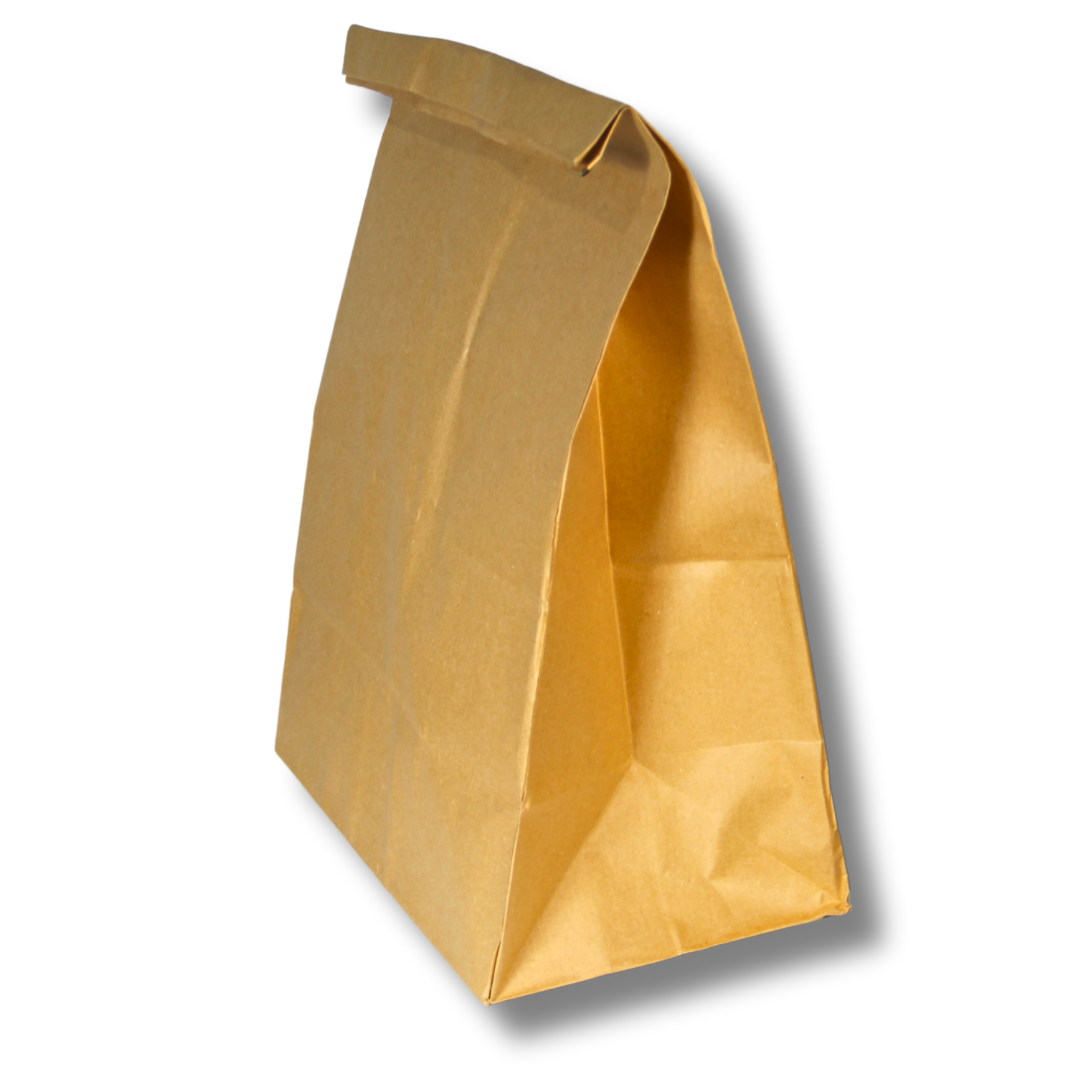 1/6 BBL Brown Kraft Bag – 90 GSM, 12.00 x 17.00 x 7.00 (100 Count)